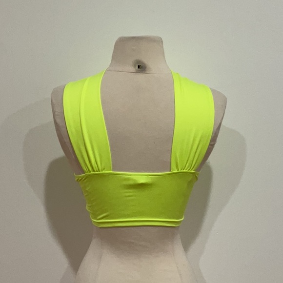 Superdown Kacie Cross Over Top in Highlighter Size: XS - Picture 8 of 8